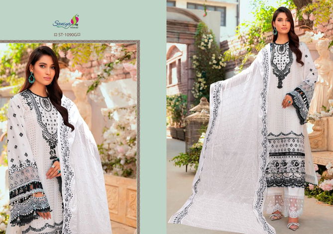 Saniya Trendz ST-1090 Wholesale Pakistani Salwar Suits Catalog